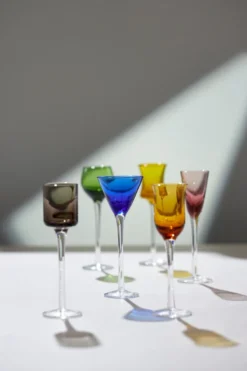 Lyngby Glas snapsglas 2,5-5 cl 6 delar, Mix