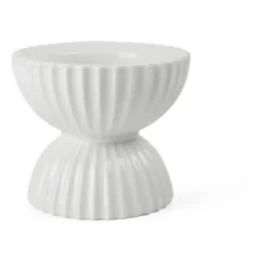 Lyngby Tura blockljusstake Ø11,5 cm, Vit
