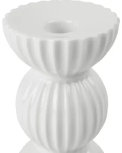 Lyngby Tura Ljusstake 14 cm, Vit