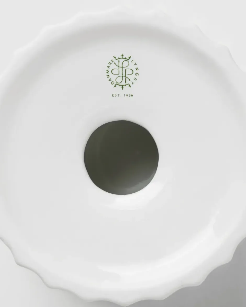 Lyngby Tura värmeljusstake Ø8 cm, Vit
