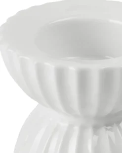 Lyngby Tura värmeljusstake Ø8 cm, Vit