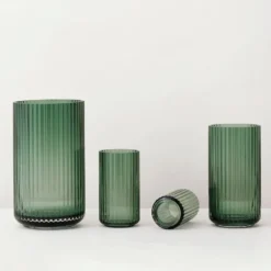 Lyngby vas glas Copenhagen green, 31 cm