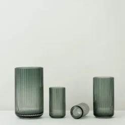 Lyngby vas glas grön, 20 cm