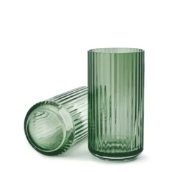 Lyngby vas glas grön, 20 cm