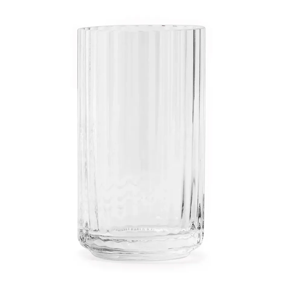 Lyngby vas glas klar, 31 cm
