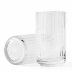 Lyngby vas glas klar, 31 cm