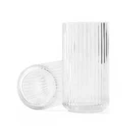 Lyngby vas glas klar, 20 cm