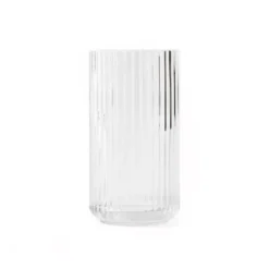 Lyngby vas glas klar, 20 cm