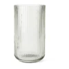 Lyngby vas glas smoke, 31 cm