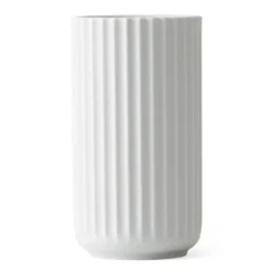 Lyngby vas vit matt, 15 cm