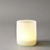 Lyric ljuslykta M, Linen (vit)