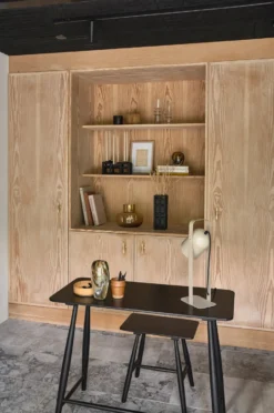 Lyst ljusstake 6 ljus, Svart
