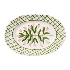 Madelen Möllard Tulip serveringsfat, Green, 38.5 cm