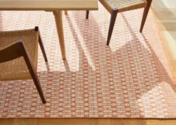 Mahi matta 200x300 cm, Off white-orange