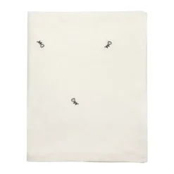 Mai bordsduk, 160x300 cm, black-off white