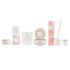 Maison Blanc 3-wick Tin doftljus 40 timmar, Saijo Persimmon
