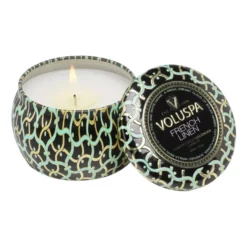 Maison Noir Mini Tin doftljus 25 timmar, French Linen