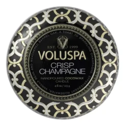 Maison Noir Mini Tin doftljus 25 timmar, Crisp Champagne