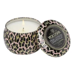 Maison Noir Mini Tin doftljus 25 timmar, Pink Citron Grapefruit