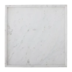 Majsa dekorationsbricka 35x35 cm, White marble