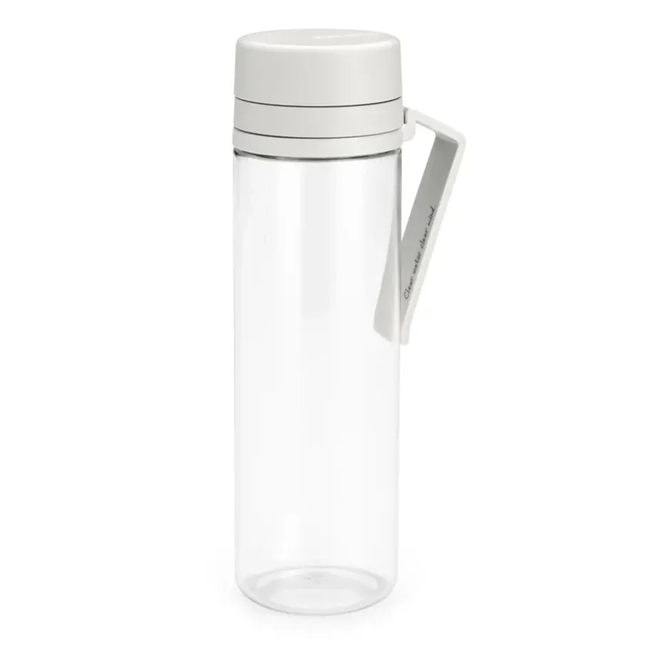 Make & Take vattenflaska med sil 0,5 L, Ljusgrå