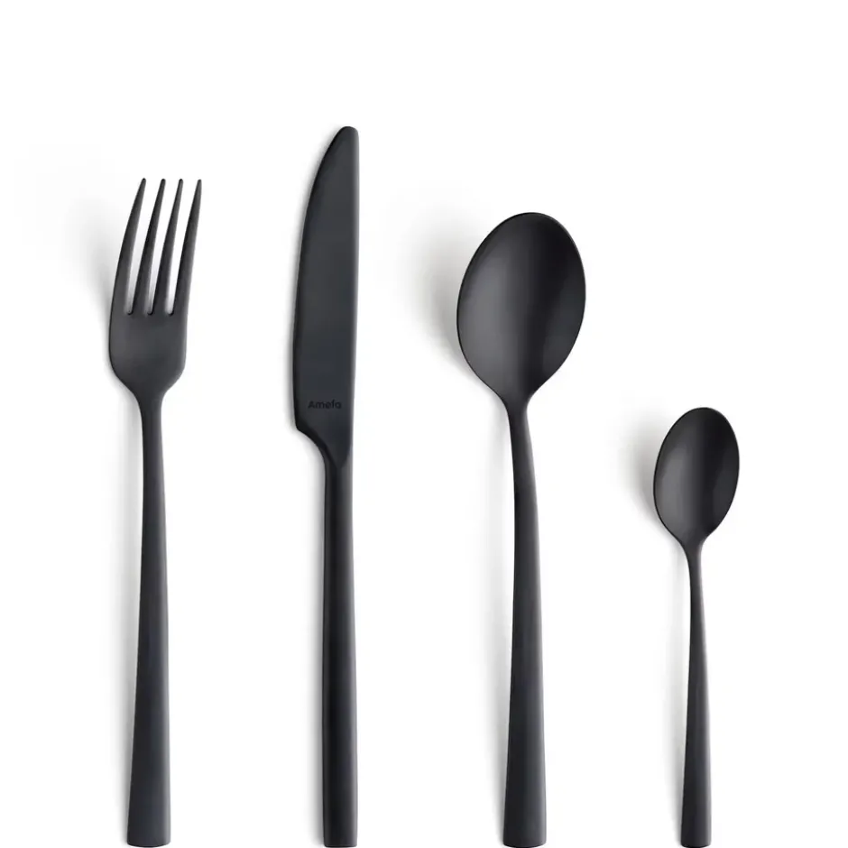Manille Vintage bestickset 16 delar, Svart