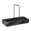 Marble diskbänksorganiserare 12x23,5 cm, Black-grey
