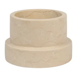 Marble ljusstake för blockljus 6,5 cm, Sand