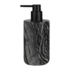 Marble tvålpump 17,5 cm, Svart-grå