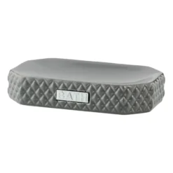 Marion tvålkopp 13,5x9 cm, Monument grey-silver
