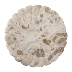 Marlie bricka marmor Ø22,5 cm, Natur