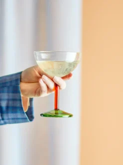 Martine cocktailglas 23 cl, Grön