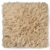 Meadow High Pile kudde 50x50 cm, Light Sand