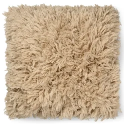 Meadow High Pile kudde 50x50 cm, Light Sand