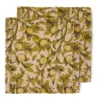 Mediterranean bomullsservett 30x30 cm 2-pack, Olive
