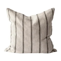 Melvin kuddfodral 50x50 cm, Taupe stripe