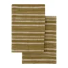 Meraki kökshandduk 50x70 cm 2-pack, Mörk oliv