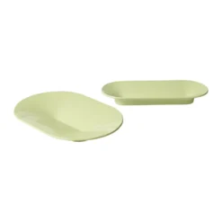 Mere skål 52x36 cm, Light Green