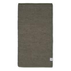 Merino gångmatta, Dark green, 80x150 cm