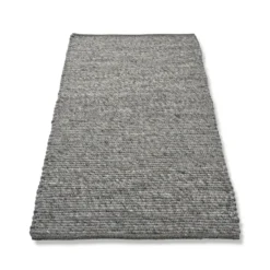 Merino gångmatta, Granit, 80x250 cm