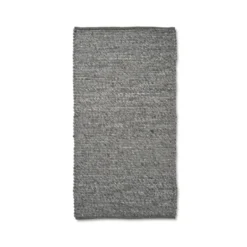 Merino gångmatta, Granit, 80x250 cm