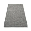 Merino ullmatta, granit, 250x350 cm