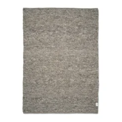 Merino ullmatta, grå, 140x200 cm