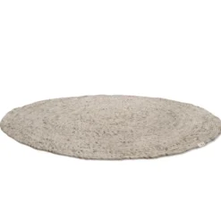 Merino ullmatta rund Ø160 cm, Beige