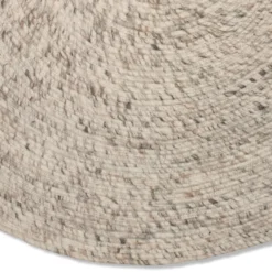 Merino ullmatta rund Ø160 cm, Beige