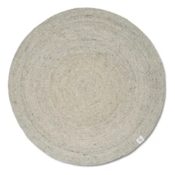 Merino ullmatta rund Ø160 cm, Concrete