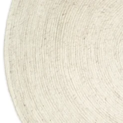 Merino ullmatta rund Ø160 cm, Vit