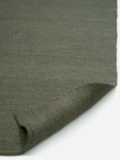Merino ullmatta 170x230 cm, Mörkgrön