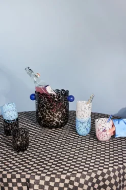 Messy glas 30 cl 2-pack, Blå