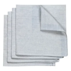 Metric tygservett 47x47 cm 4-pack, Blå-vit